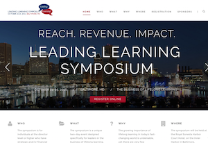 Do you want your education to reach more learners, generate more revenue, and have greater impact? Then join us for the annual Leading Learning Symposium. Use "csae" during registration for $100 off before May 31, 2016.