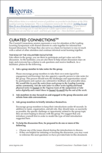 Curated Connections Facilitator Guidelines