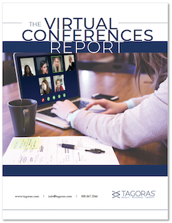 Cover of The Virtual Conferences Report from Tagoras